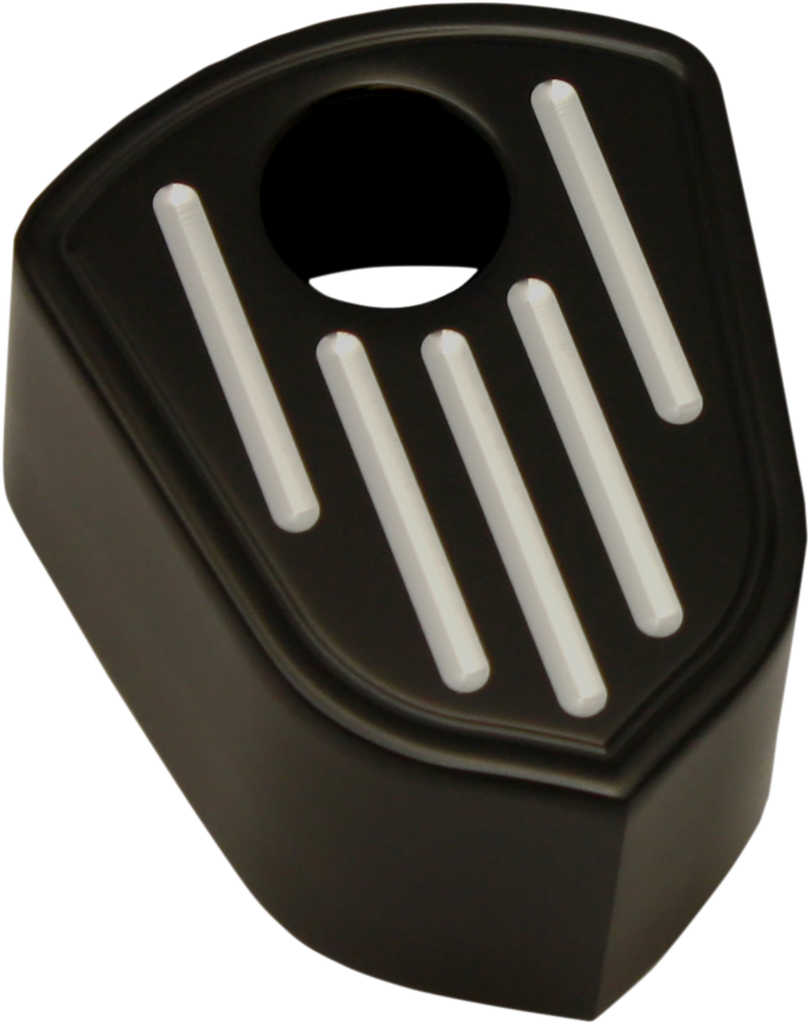PRO-ONE PERF.MFG. Black Ball Milled Ignition Cover Ignition Switch Cover - Team Dream Rides