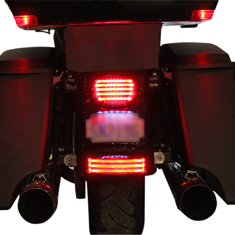 CUSTOM DYNAMICS Fender Tip Light - Smoke Lens - Chrome LED Fender Tip Taillight - Team Dream Rides