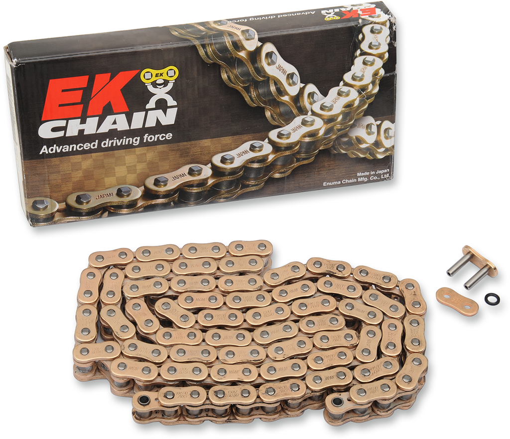 EK 520 ZVX3 - Sportbike Chain- 120 Links - Gold ZVX3 Sealed Extreme Sportbike Series Chain - Team Dream Rides