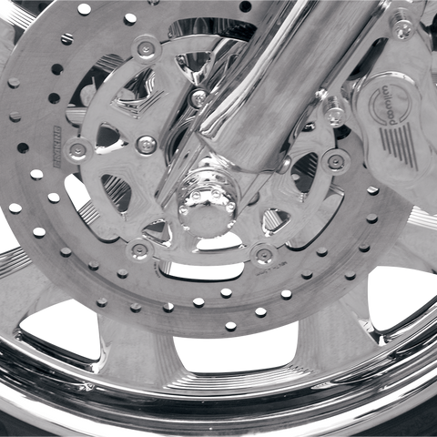 COVINGTONS Axle Cap - Chrome - FLST Axle Cap - Team Dream Rides