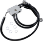 DRAG SPECIALTIES Brake Line - Front - +8" - Black - XL Extended Length Brake Line - Team Dream Rides