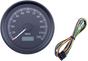 DRAG SPECIALTIES Universal 3-3/8" Programmable Electronic Speedometer - MPH - Black Face - Black Bezel Universal Speedometer - Team Dream Rides