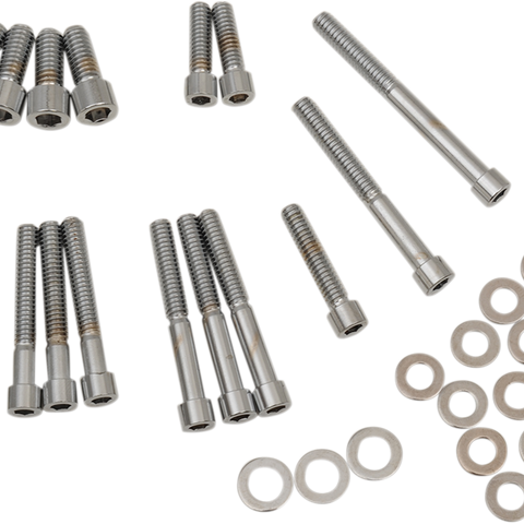 DRAG SPECIALTIES Smooth Side Cover Set 91-03XL Bolt Set - Team Dream Rides