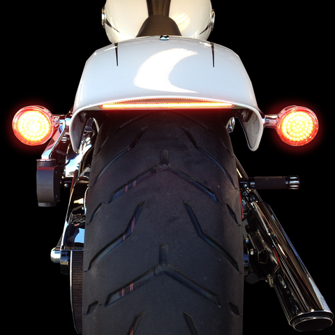 CUSTOM DYNAMICS LED Taillight - FXSB - Chrome Billet LED Taillight - Team Dream Rides