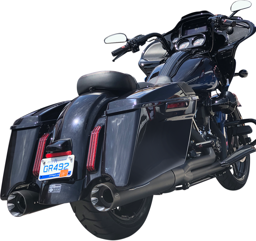 S&S CYCLE Shadow Muffler - Black Shadow Muffler Kit - Team Dream Rides