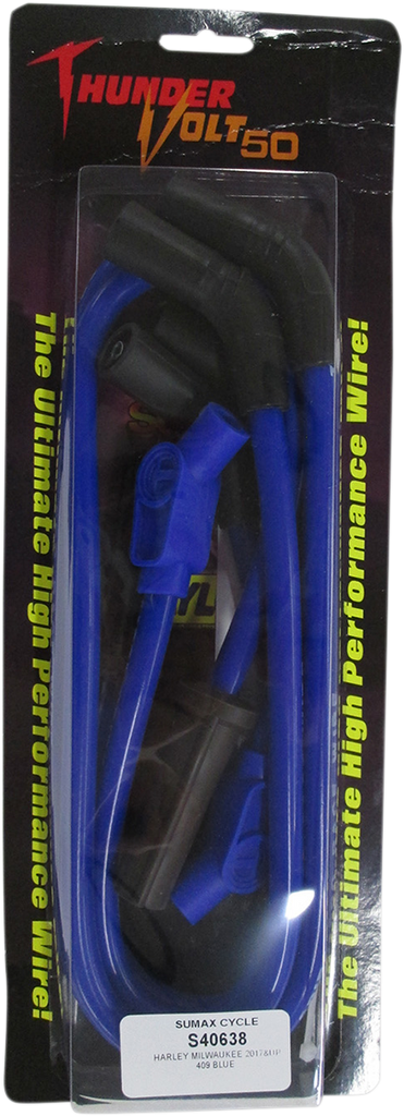 SUMAX 10.4 mm Spark Plug Wire - Blue 409 Pro Race Custom-Fit Spark Plug Wire Kit - Team Dream Rides