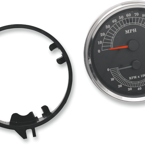 DRAG SPECIALTIES Electronic Speedometer/Tachometer - Stock Look - 120 mph/8000 rpm Electric Speedometer/Tachometer - Team Dream Rides