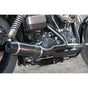 D&D 2006-2017 Dyna Bobcat 2:1 Exhaust Chrome with Carbon Selve - Team Dream Rides