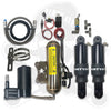 DIRTY AIR "FAST-UP" Rear Air Suspension System Premium Aluminum Shocks, Black hosing, Buttons and guage - Team Dream Rides
