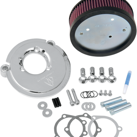 ARLEN NESS Big Sucker 91-19 XL Stock Chrome Big Sucker™ Air Filter Kit Accepts OEM Covers - Team Dream Rides