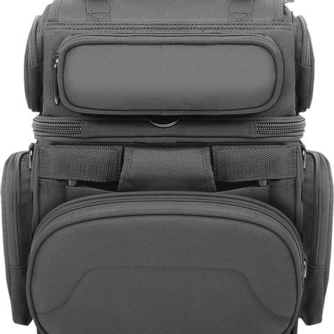 SADDLEMEN Sissy Bar Bag - BR1800 Tactical BR1800 Tactical Sissy Bar Bag - Team Dream Rides