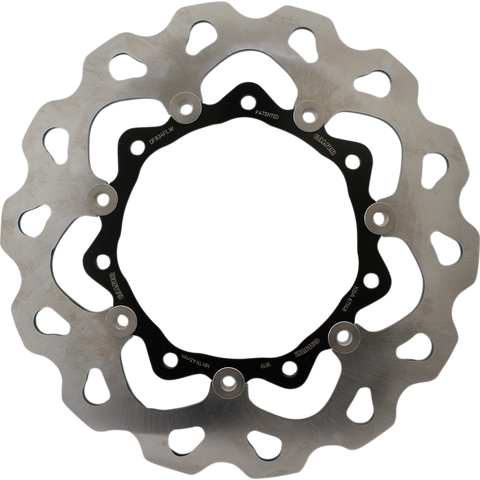 GALFER Wave® Brake Rotor - Rear - Black Carrier Wave® Brake Rotors - Team Dream Rides