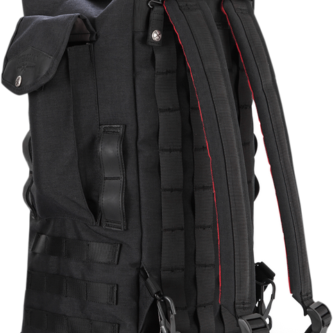 BURLY BRAND Sissy Bar Backpack - Black Sissy Bar Backpack - Team Dream Rides