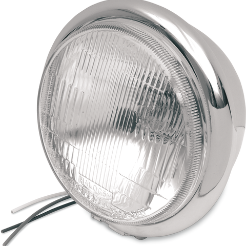 DRAG SPECIALTIES Bottom Mount H4 Headlight - 5-3/4