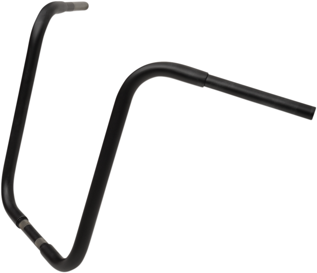 DRAG SPECIALTIES Flat Black 18" Buffalo Ape Handlebar for TBW 1-1/4" Buffalo Touring Handlebar - Team Dream Rides