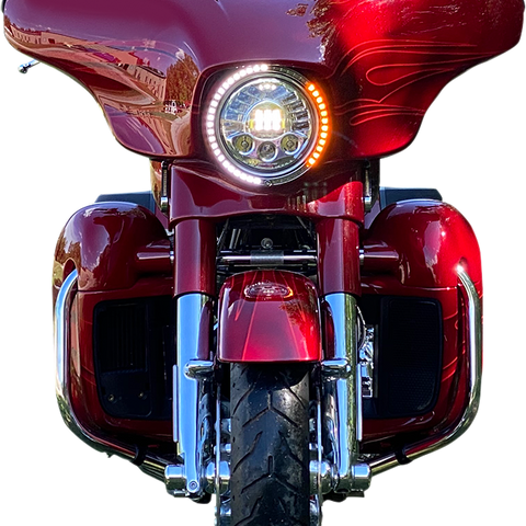 CUSTOM DYNAMICS Standard Trim Ring - Chrome ProBEAM® Turn Signal Ring Trim - Team Dream Rides