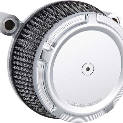 ARLEN NESS Air Cleaner Synthetic Stage-1 Bevelded Chrome FL 08 Big Sucker™ Stage I Air Filter Kit with Synthetic Filter — Beveled - Team Dream Rides