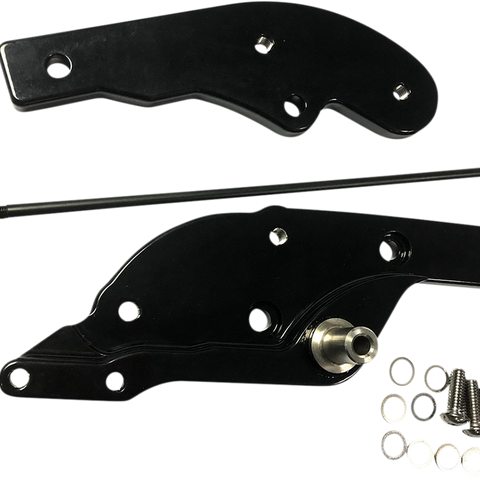 DRAG SPECIALTIES Forward Control Extensions - Black - Softail Forward Control Extension - Team Dream Rides