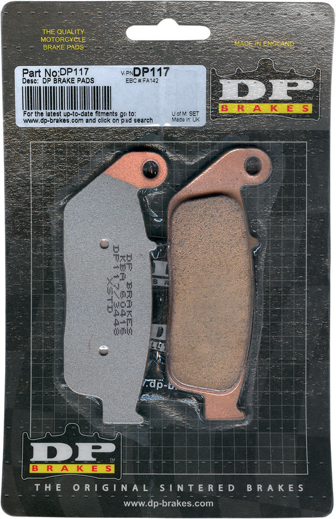 DP BRAKES Standard Brake Pads Standard DP Sintered Brake Pads - Team Dream Rides