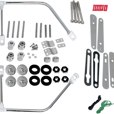 SADDLEMEN Quick Disconnect Support - Softail S4 Quick-Disconnect Saddlebag Mounting Kit for Harley - Team Dream Rides
