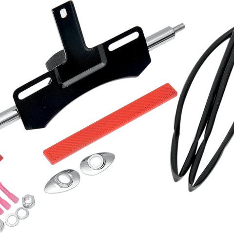 DRAG SPECIALTIES Turn Signal Relocation Kit Chrome Rear Turn Signal Relocation Kits - Team Dream Rides