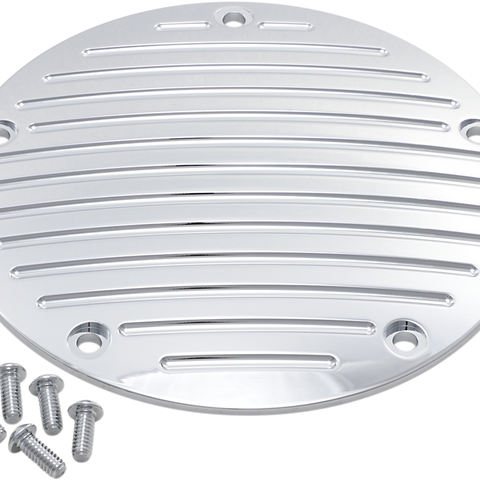 PRO-ONE PERF.MFG. Derby Cover Ball Milled 99-17 Big Twin Millennium Derby Cover - Team Dream Rides