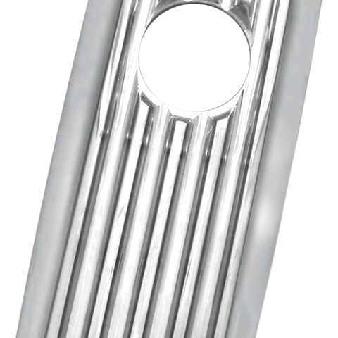 COVINGTONS Dash Insert - Finned - Chrome Dash Insert — Road King - Team Dream Rides