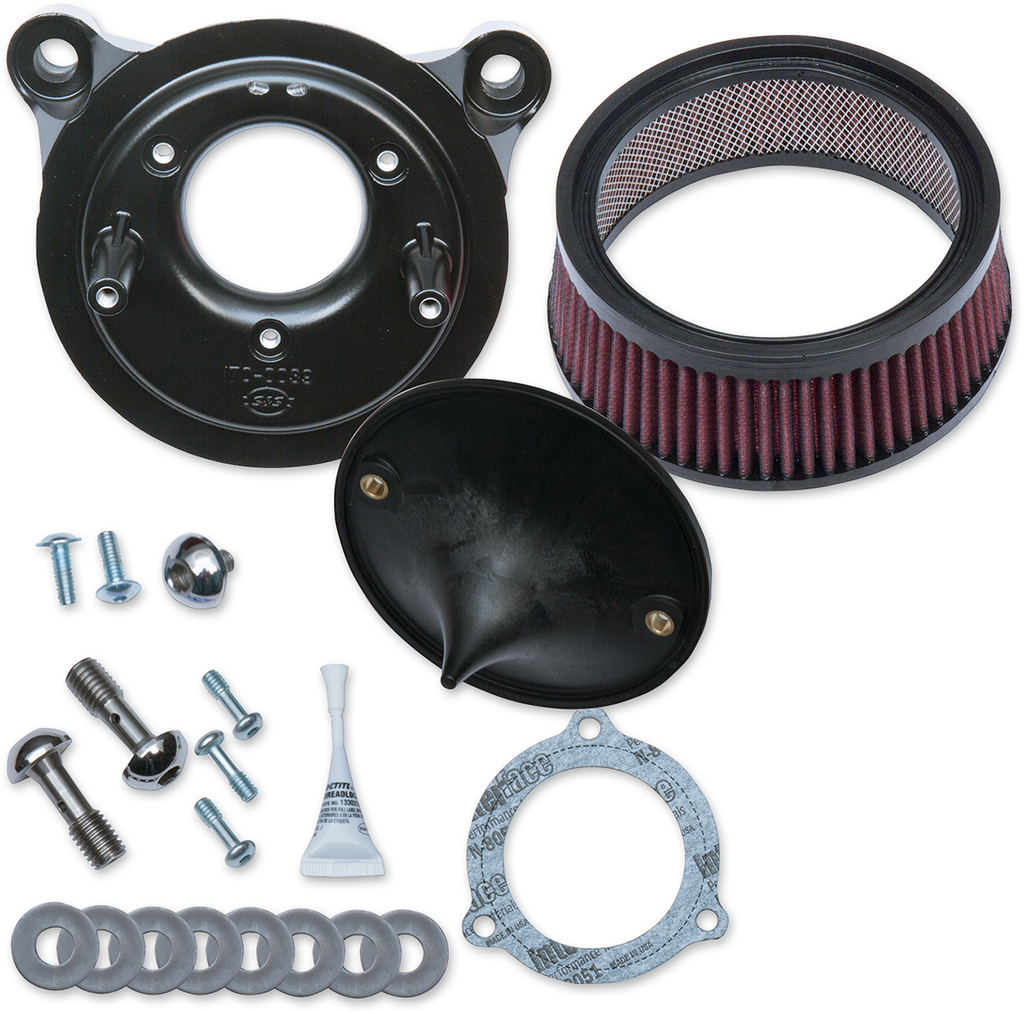 S&S CYCLE Air Cleaner Stealth 08-17 Throttle By Wire Super Stock™ Stealth Air Cleaner Kit - Team Dream Rides