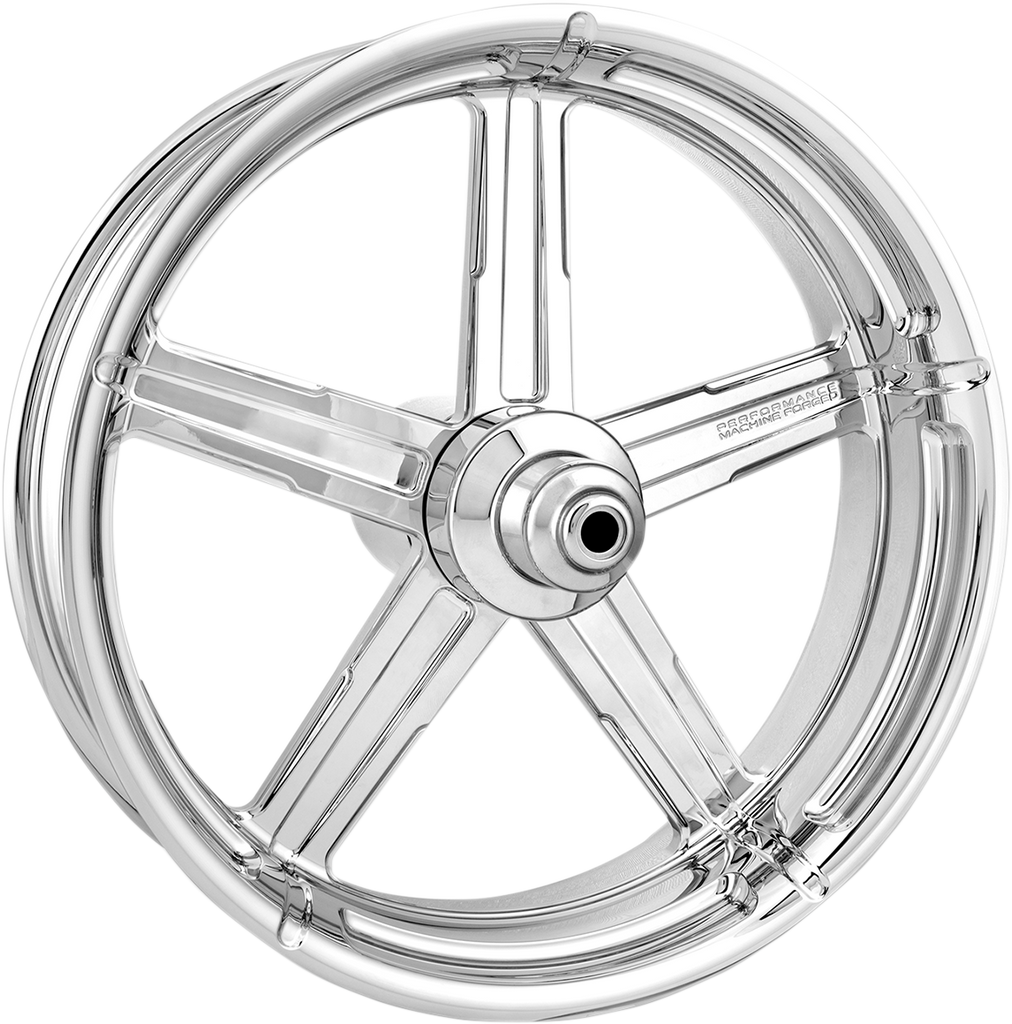 PERFORMANCE MACHINE (PM) Rear Wheel - Formula - Contrast Cut - 18 x 5.5 - 09+ FLH One-Piece Aluminum Wheel — Formula - Team Dream Rides
