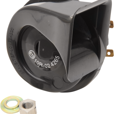 DRAG SPECIALTIES Replacement Horn - '90 - '19 FLT - Black 12V Black Horn - Team Dream Rides