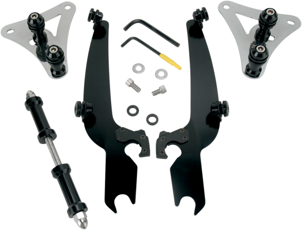 MEMPHIS SHADES HD Sportshield Trigger-Lock Mounting Kit - Black Sportshield Trigger-Lock Complete Mount Kit - Team Dream Rides