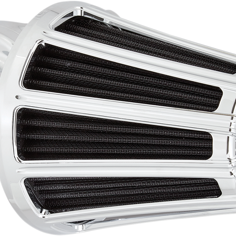 ARLEN NESS Air Cleaner Monster 10 Gauge Chrome Monster Sucker Air Cleaner Kit with Cover — 10 Gauge - Team Dream Rides