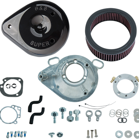 S&S CYCLE Air Cleaner Tear-Drop 01-17 Black Air Cleaner - Team Dream Rides