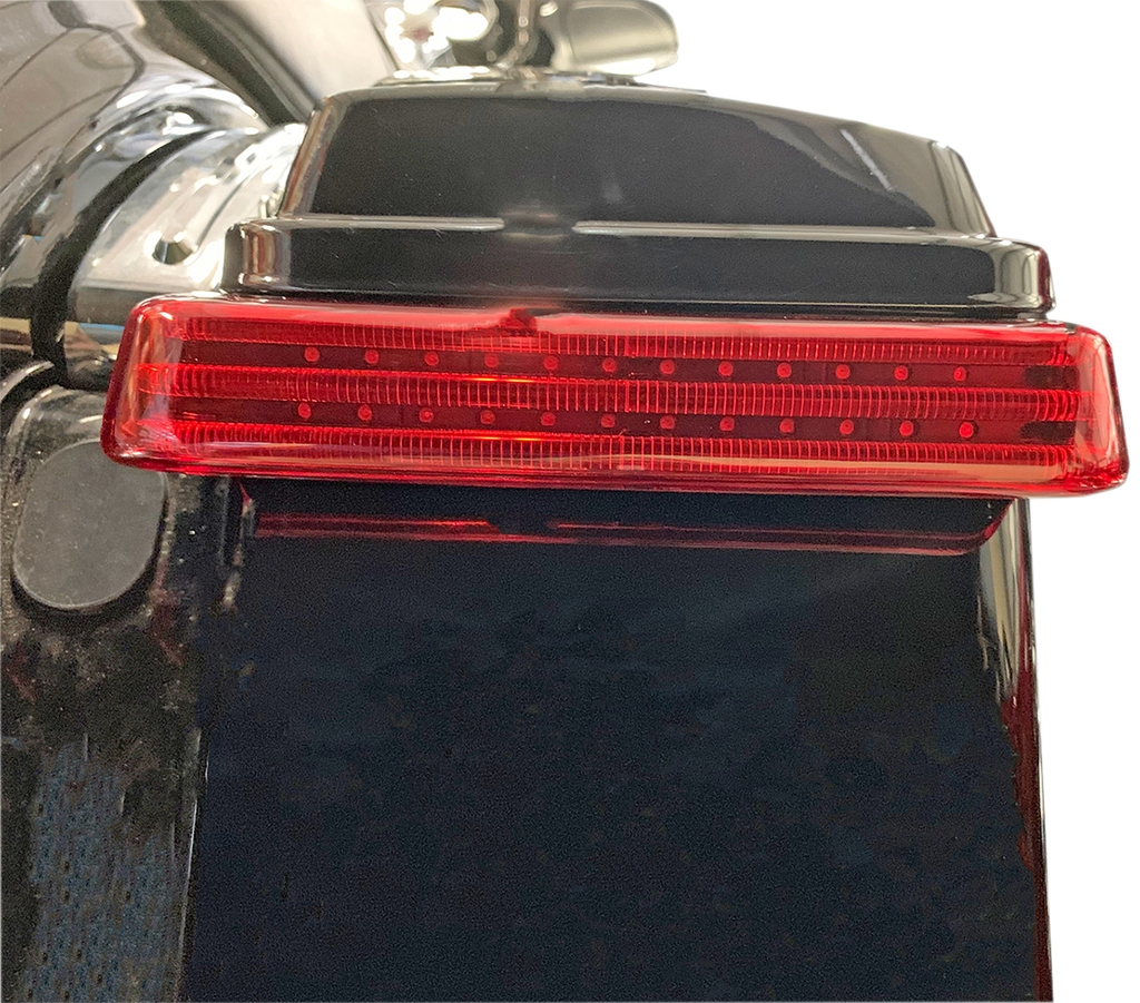 CUSTOM DYNAMICS Saddlebag LED Lights - Sequential - Black/Red LED Sequential Low-Profile BAGZ™ Saddlebag Lights - Team Dream Rides