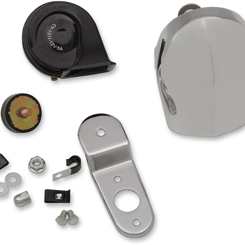 DRAG SPECIALTIES Horn Kit - Chrome Electric Horn Kit - Team Dream Rides