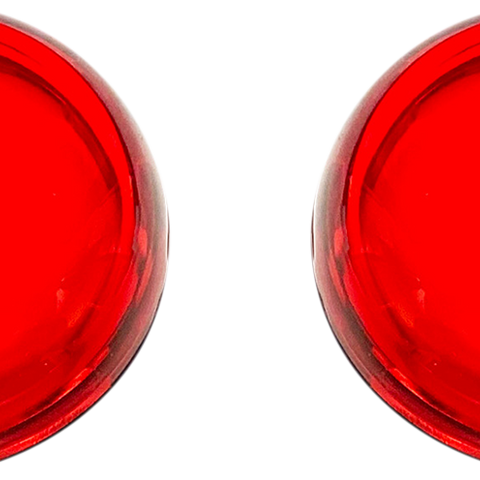 CUSTOM DYNAMICS ProBEAM® Replacement Lenses - Red ProBEAM® Deuce-Style Turn Signal Lenses - Team Dream Rides