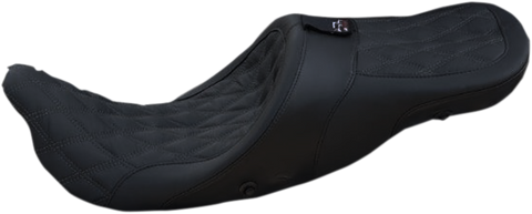 DANNY GRAY Longhaul Air Seat - 2Up - XL - Diamond Stitch - Backrest Capable Airhawk Longhaul 2-Up Seat - Team Dream Rides