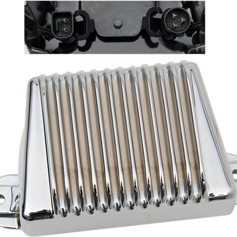 DRAG SPECIALTIES Regulator - FL '06-'08 Chrome Premium Voltage Regulator - Team Dream Rides