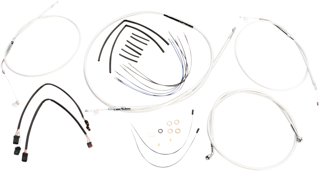 MAGNUM Sterling Chromite II® Control Cable Kit Sterling Chromite II® Designer Handlebar Installation Kit - Team Dream Rides