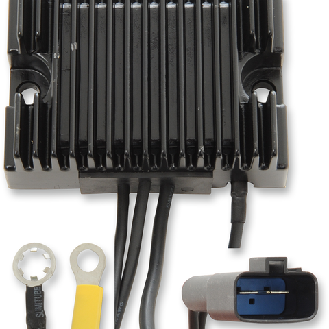 DRAG SPECIALTIES Regulator - FX/FLST '00 Black Premium Voltage Regulator - Team Dream Rides