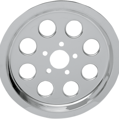 DRAG SPECIALTIES Rear Pulley Insert - 70-Tooth - BT '84-'99 Chrome Outer Rear Pulley Insert - Team Dream Rides