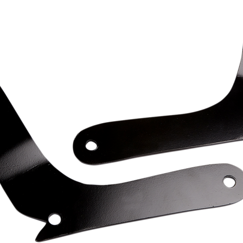 CYCLE VISIONS Side Plates - FXS/FLS - Black Sissy Bar Side Plates - Team Dream Rides