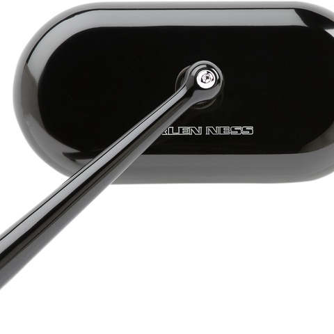 ARLEN NESS Oval Mirror - Black - Left Mirror - Team Dream Rides