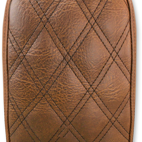 SADDLEMEN Lattice Stitched Pad - Brown -  6