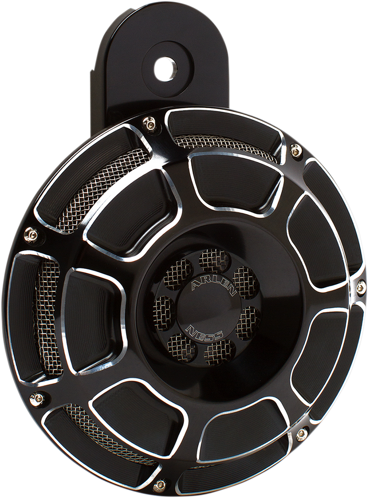 ARLEN NESS Custom Horn - Beveled - Black Billet Horn Kit - Team Dream Rides