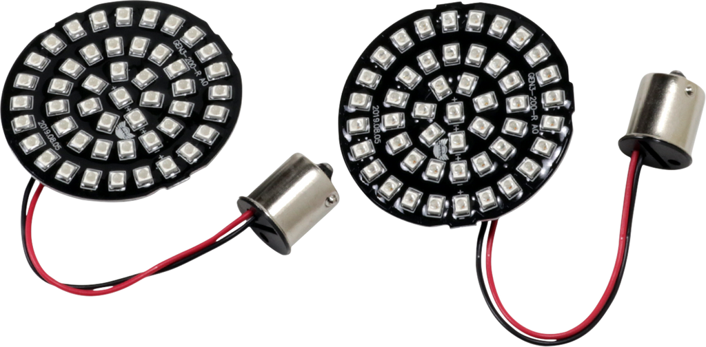 DRAG SPECIALTIES Bullet-Style Turn Signal Insert - Red LED Turn Signal Inserts - Team Dream Rides