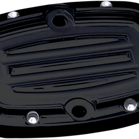 COVINGTONS Rear Master Cylinder Cover - Dimpled - Black Master Cylinder Cover - Team Dream Rides
