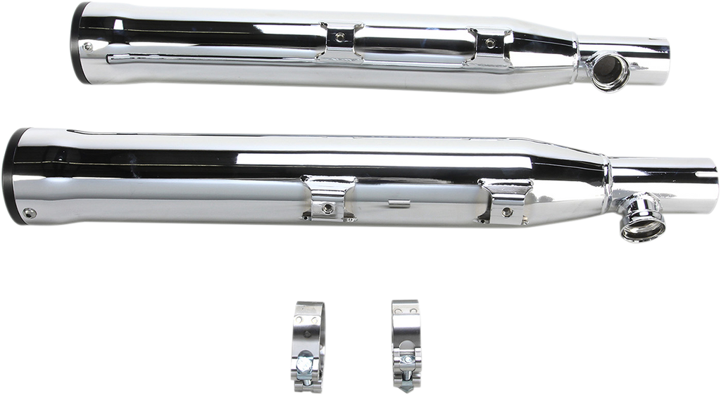 COBRA 3" RPT Mufflers for '00-'06 Softail - Chrome RPT 3" Slip-On Mufflers - Team Dream Rides