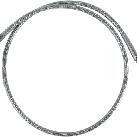 DRAG SPECIALTIES Brake Line - Front - XL Hugger '88-'03 Stainless Steel Brake Line Kit - Team Dream Rides