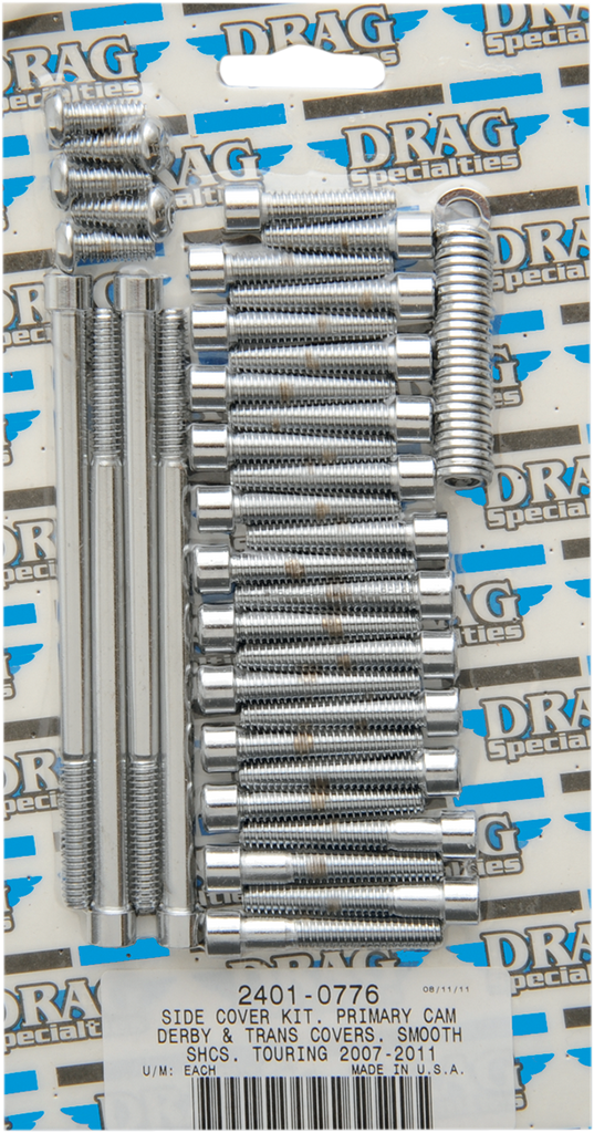 DRAG SPECIALTIES Bolt Kit Transmission Smooth FL 7-17 Bolt Set - Team Dream Rides